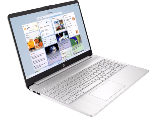 HP 15S-FQ5326TU, INTEL 12TH GEN CORE I3-1215U, 8GB RAM, 512GB SSD, 15.6" FHD LED, WIN 11 SL, OFFICE H&S 2021, STD KEYBOARD, NATURAL SILVER.
