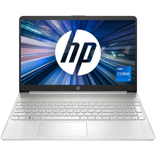 HP 15S-FQ5190TU, INTEL 12TH GEN CORE I7-1255U, 16GB RAM, 512GB SSD, 15.6" FHD, WIN 11 SL, OFFICE H&S 2021, BACKLIT KEYBOARD, NATURAL SILVER.