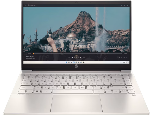 HP PAVILION  14-DV2019TU, INTEL 12TH GEN CORE I5-1235U, 8 GB RAM, 512 GB SSD,14 " FHD, IPS, WIN 11 SL, OFFICE HOME 2021, BACKLIT KEYBOARD, WARM GOLD