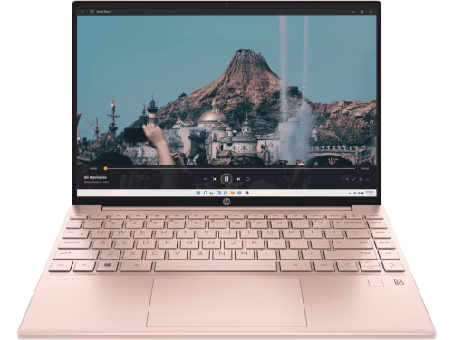 HP PAVILION AERO 13-BE2056AU, AMD RYZEN™ 5-7535U, 16 GB RAM, 512 GB SSD,13.3" DIAGONAL WUXGA IPS,WIN 11 SL, OFFICE H&S 2021, BACKLIT KEYBOARD, FINGER PRINT READER, PALE ROSE GOLD