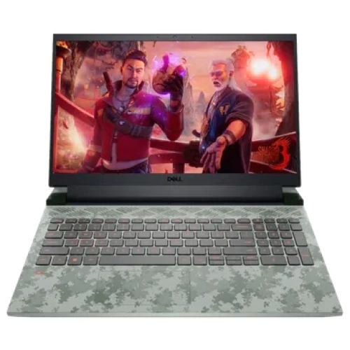 NEW DELL GAMING G15-5520, INTEL 12TH GEN CORE I5-12500H, 16GB RAM, 512 GB SSD,  15.6" FHD WVA AG, NVIDIA GEFORCE RTX 3050,  WIN 11 SL, OFFICE HOME 2021, BACKLIT KEYBOARD ORANGE, FINGER PRINT READER ,SPECTER GREEN WITH CAMOUFLAGE.