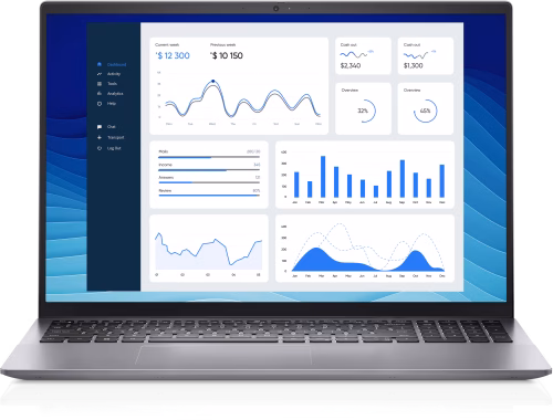 DELL VOSTRO-5625, AMD RYZEN 7TH GEN-5825U, 16GB RAM, 512 GB SSD,  16" FHD 250 NITS 60HZ , AMD RADEON™ GRAPHICS, BACKLIT KEYBOARD, FINGER PRINT READER ,WINDOWS 11 HOME, MSOFFICE HOME & STUDENT 2021, TITAN GREY COLOR.