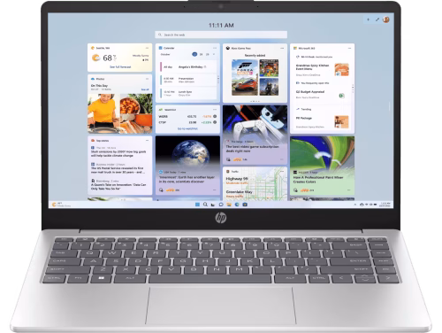 HP  14-EM0026AU, AMD RYZEN™ 5 7520U, 8 GB RAM, 512GB SSD, 14" DIAGONAL, FHD, WIN 11 SL, OFFICE H&S 2021, BACKLIT KEYBOARD, NATURAL SILVER.