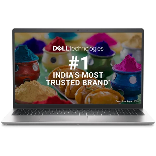 DELL INSPIRON-3530, INTEL 13TH GEN CORE I3-1305U, 8GB DDR4 RAM ,512 GB NVME SSD,  15.6" FHD 1920X1080, 120HZ WVA, 250 NITS, ANTI-GLARE, LED BACKLIT, NARROW BORDER DISPLAY ,STD KEYBOARD, INTEL UHD INTEGRATED, WINDOWS 11 HOME, MSOFFICE HOME & STUDENT 2021, PLATINUM SILVER COLOR, DELL ORIGINAL BAG.
