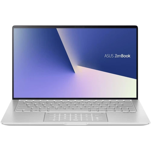 ASUS ZENBOOK 13 UX334FL-A5822TS,  INTEL CORE I5-10210U PROCESSOR , 8GB RAM , 512 GB SSD, 13.3" FHD , NVIDIA GEFORCE MX250 GDDR5 2GB VRAM, ILLUMINATED CHICLET KEYBOARD, WINDOWS 10 HOME, MSOFFICE HOME & STUDENT 2019, ICICLE SILVER COLOR.