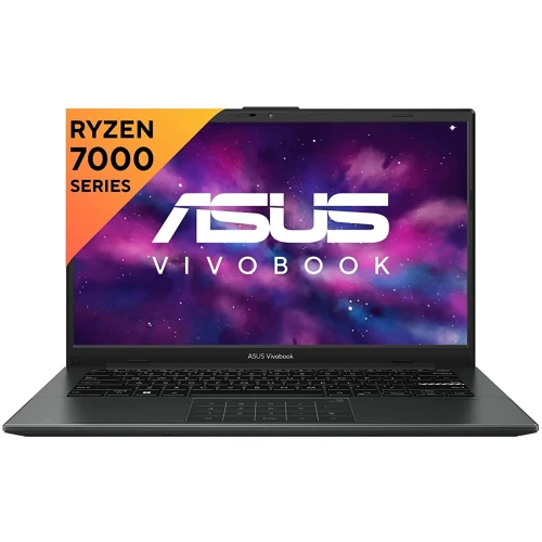 ASUS VIVOBOOK GO 14-E1404FA-NK542WS, 7TH GEN AMD RYZEN 5 7520U PROCESSOR, 16GB RAM, 512 GB SSD, 15.6" FHD, AMD RADEON GRAPHICS, CHICLET KEYBOARD WHICH SUPPORT NUMBERPAD, WINDOWS 11 HOME, MSOFFICE HOME & STUDENT 2021, MIXED BLACK COLOR.