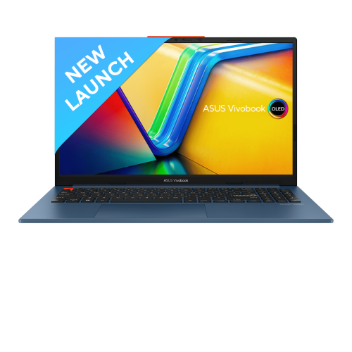 ASUS VIVOBOOK S 15 OLED S5504VA-MA741WS,13TH GENERATION INTEL CORE I7 –13700H PROCESSOR , 16GB RAM , 512 GB SSD, 15.6" OLED, INTEL IRIS XE GRAPHICS, BACKLIT CHICLET KEYBOARD, WINDOWS 11 HOME, MSOFFICE HOME & STUDENT 2021, SOLAR BLUE COLOR.