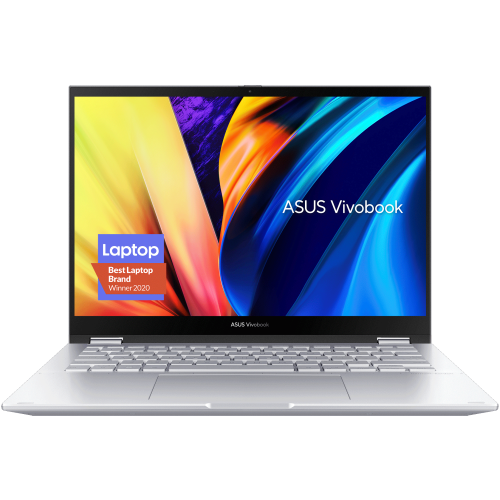 ASUS VIVOBOOK S14 FLIP TN3402QA-LZ551WS, AMD RYZEN™ 5 5600H PROCESSOR, 16GB RAM , 1 TB SSD , 14" WUXGA , AMD RADEON GRAPHICS, BACKLIT CHICLET KEYBOARD,FINGER PRINT READER, WINDOWS 11 HOME, OFFICE HOME AND STUDENT 2021, COOL SILVER COLOR.