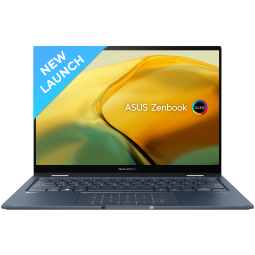 ASUS ZENBOOK 14  OLED UX3402VA-KN741WS, 13TH GEN, INTEL EVO CORE I7-1360P PROCESSOR , 16GB RAM, 512 GB SSD,  14" OLED, INTEL IRIS XE GRAPHICS, BACKLIT CHICLET KEYBOARD, WINDOWS 11 HOME, MSOFFICE HOME & STUDENT 2021, PONDER BLUE COLOR.