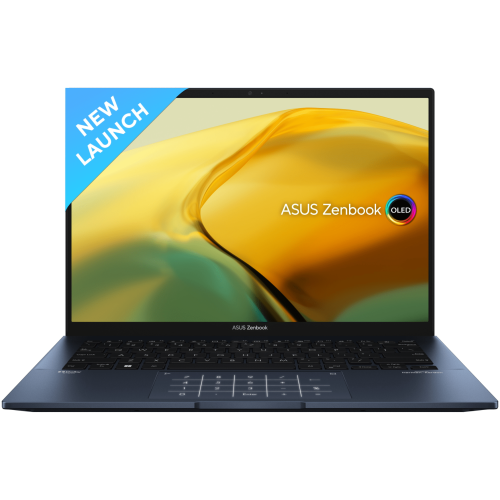 ASUS ZENBOOK 14  OLED UX3402VA-KN541WS, 13TH GEN INTELCORE I5-1340P PROCESSOR , 16GB RAM, 512 GB SSD,  14"  OLED, INTEL IRIS XE GRAPHICS, BACKLIT CHICLET KEYBOARD,FINGER PRINT READER, WINDOWS 11 HOME, MSOFFICE HOME & STUDENT 2021, PONDER BLUE COLOR.