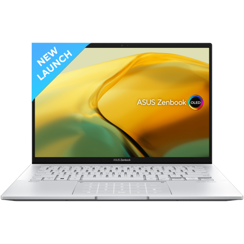ASUS ZENBOOK 14  OLED UX3402VA-KN542WS, 13TH GEN INTELCORE I7-1360P PROCESSOR , 16GB RAM, 512 GB SSD,  14"  OLED, INTEL IRIS XE GRAPHICS, BACKLIT CHICLET KEYBOARD,FINGER PRINT READER, WINDOWS 11 HOME, MSOFFICE HOME & STUDENT 2021, FOGGY SILVER  COLOR.
