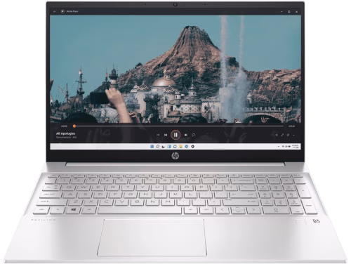 HP PAVILION  15-EG2036TU, INTEL 12TH GEN CORE I5-1240P, 16GB RAM, 512 GB SSD,  15.6 " FHD IPS, WIN 11 SL, OFFICE HOME 2021, BACKLIT KEYBOARD, NATURAL SILVER.