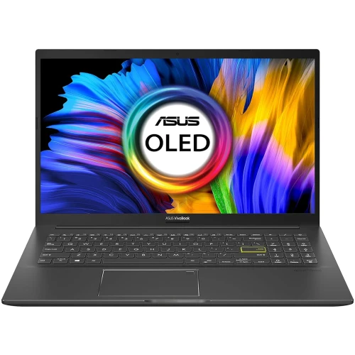 ASUS VIVOBOOK 15 OLED K513EA-L712TS, 11TH GEN INTELCORE I7-1165G7 PROCESSOR ,16GB RAM, 512GB SSD,  15.6" FHD OLED, INTEL IRIS XE GRAPHICS, BACKLIT CHICLET KEYBOARD , WINDOWS 10 HOME, MSOFFICE HOME & STUDENT 2019, INDIE BLACK  COLOR.