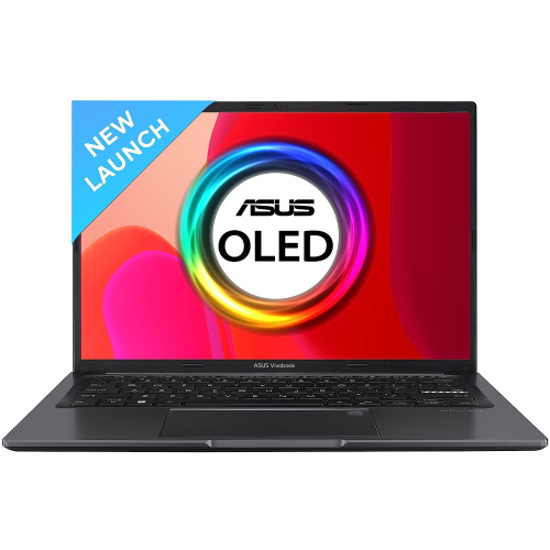 ASUS VIVOBOOK  14 OLED M1405YA-KM41WS, AMD RYZEN™ 7 7730U  PROCESSOR ,16GB RAM, 512 GB SSD ,14.0" 2.8K OLED, AMD RADEON GRAPHICS, BACKLIT CHICLET KEYBOARD, WINDOWS 11 HOME, MSOFFICE HOME & STUDENT 2021, INDIE BLACK COLOR.