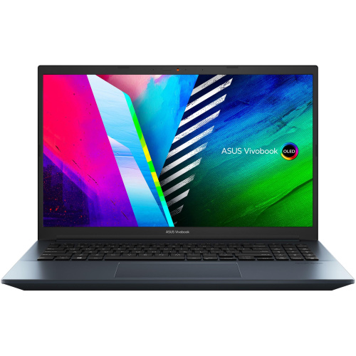 ASUS VIVOBOOK PRO 15 OLED M3500QC-L1461WS, AMD RYZEN™ 5 5600H  PROCESSOR ,16GB RAM, 512 GB SSD ,15.6" OLED, NVIDIA GEFORCE RTX 3050 LAPTOP, BACKLIT CHICLET KEYBOARD, WINDOWS 11 HOME, MSOFFICE HOME & STUDENT 2021, QUIET BLUE COLOR.