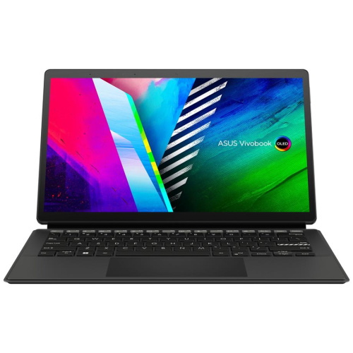 ASUS VIVOBOOK T13 SLATE OLED T3300KA-LQ121WS,INTEL® PENTIUM® SILVER N6000 PROCESSOR , 4GB RAM , 128 GB EMMC, 13.3" FHD OLED, INTEL UHD GRAPHICS, SOFT KEYBOARD,FINGER PRINT READER, WINDOWS 11 HOME, OFFICE HOME AND STUDENT 2021, BLACK COLOR.