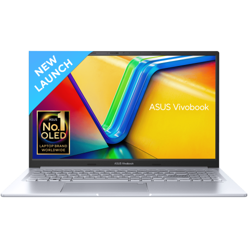 ASUS VIVOBOOK 15X OLED K3504VA-LK542WS, 13TH GEN INTELCORE I5-1340P PROCESSOR , 16GB RAM, 512 GB SSD,  15.6" FHD OLED, INTEL IRIS XE GRAPHICS, BACKLIT CHICLET KEYBOARD, WINDOWS 11 HOME, MSOFFICE HOME & STUDENT 2021, COOL SILVER COLOR.