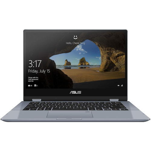 ASUS VIVOBOOK FLIP 14 TP412FA-EC372TS, 10TH GEN INTEL CORE I3-10110U PROCESSOR, 4GB RAM , 512 GB SSD , 14" FHD IPS, INTEGRATED INTEL UHD GRAPHICS, BACKLIT CHICLET KEYBOARD, FINGER PRINT READER, WINDOWS 10 HOME, OFFICE HOME AND STUDENT 2019, GALAXY BLUE COLOR.