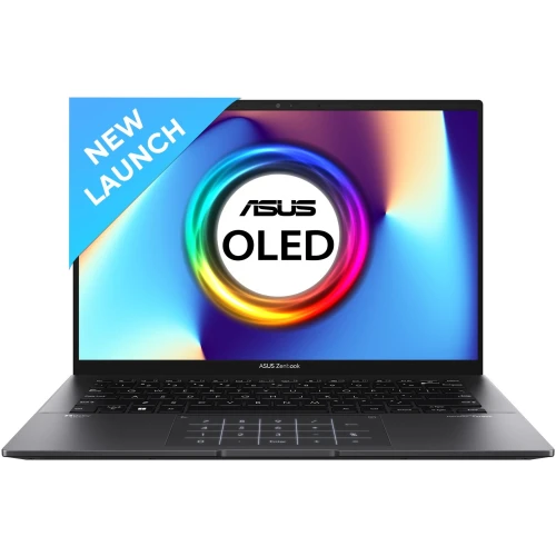 ASUS ZENBOOK 14 OLED UM3402YA-KM541WS THIN AND LIGHT LAPTOP, AMD RYZEN 5 7530U PROCESSOR ,16GB RAM, 512 GB SSD, 14" OLED , AMD RADEON GRAPHICS ,BACKLIT CHICLET KEYBOARD WHICH SUPPORT NUMBER PAD, FINGER PRINT READER, WINDOWS 11 HOME, MSOFFICE HOME & STUDENT 2021, JADE BLACK COLOR.