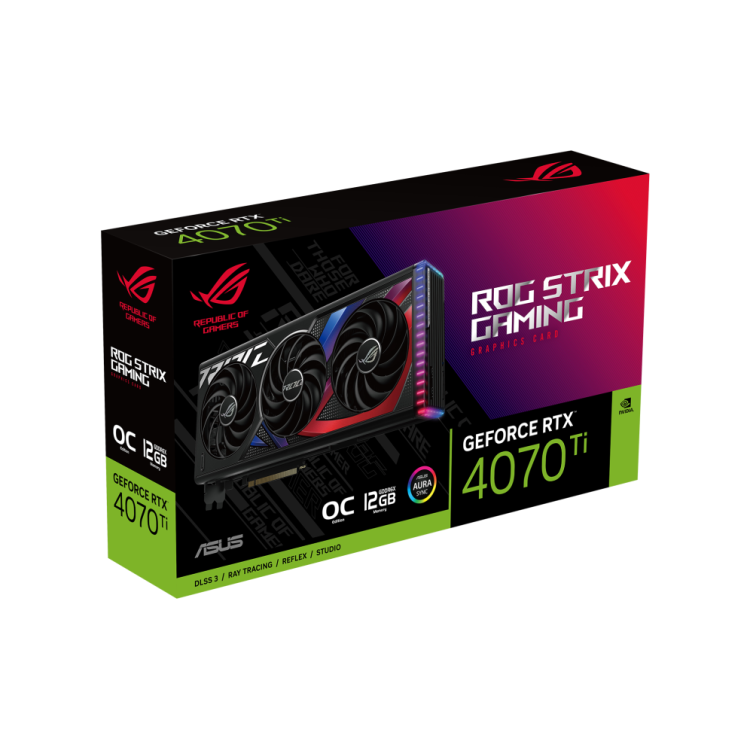 ASUS ROG STRIX GEFORCE RTX™ 4070 TI 12GB GDDR6X OC EDITION