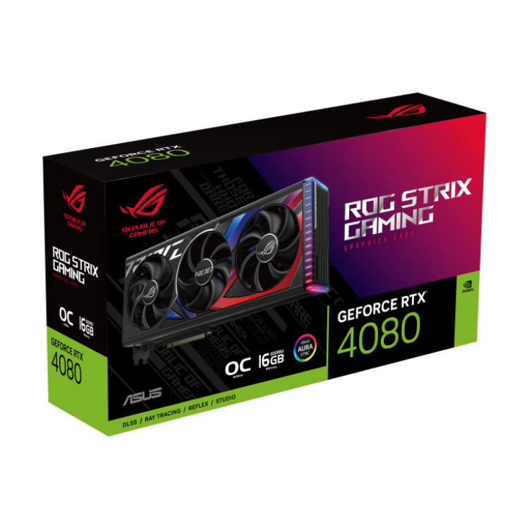 ASUS ROG STRIX GEFORCE RTX™ 4080 16GB GDDR6X OC EDITION – Expert