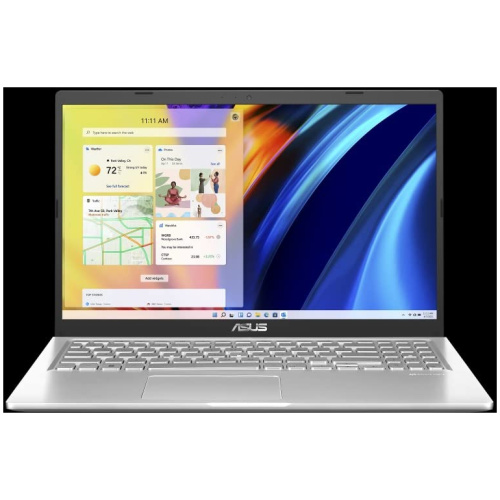 ASUS VIVOBOOK 15 X1500EA-EJ3379W, 11TH GEN INTELCORE I3-1115G4 PROCESSOR ,8GB RAM, 512 GB SSD, 15.6" FHD , INTEL UHD GRAPHICS, CHICLET KEYBOARD WITH NUM KEY, FINGER PRINT READER,  WINDOWS 11 HOME, MSOFFICE HOME & STUDENT 2021, TRANSPARENT SILVER COLOR.