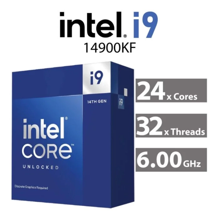 CPU INTEL core i9 14900KF INTEL® CORE™ I9-14900KF PROCESSOR – Expert Systems