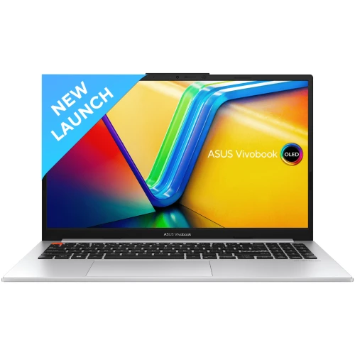 ASUS VIVOBOOK S 15 OLED (2023), INTEL CORE EVO I5-13500H 13TH GEN, 15.6" (39.62 CM) 2.8K 120HZ OLED, THIN & LIGHT LAPTOP (16GB/512GB SSD/WINDOWS 11/OFFICE 2021/75WHR/SILVER/1.7 KG) S5504VA-MA543WS