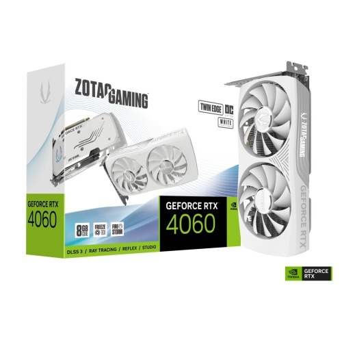 ZOTAC - GAMING GEFORCE RTX 4060 8GB TWIN EDGE OC WHITE EDITION