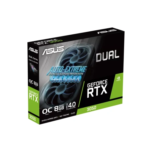 ASUS DUAL GEFORCE RTX™ 3050 V2 OC EDITION 8GB GDDR6