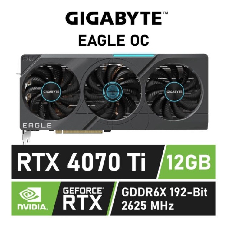 GIGABYTE – GEFORCE RTX™ 4070 TI EAGLE OC 12G (REV. 2.0) – Expert