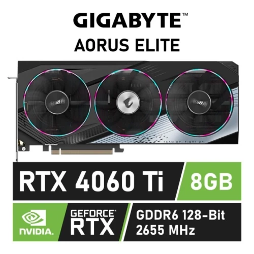GIGABYTE - AORUS GEFORCE RTX™ 4060 TI ELITE 8G