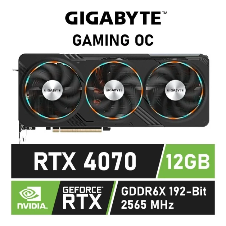 GIGABYTE – GEFORCE RTX™ 4070 GAMING OC 12G – Expert Systems