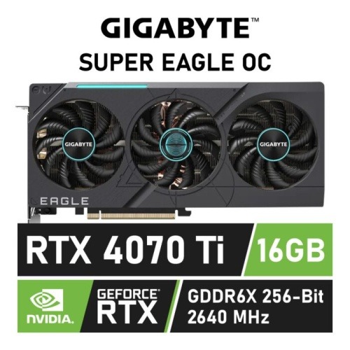 GIGABYTE - GEFORCE RTX™ 4070 TI SUPER EAGLE OC 16G
