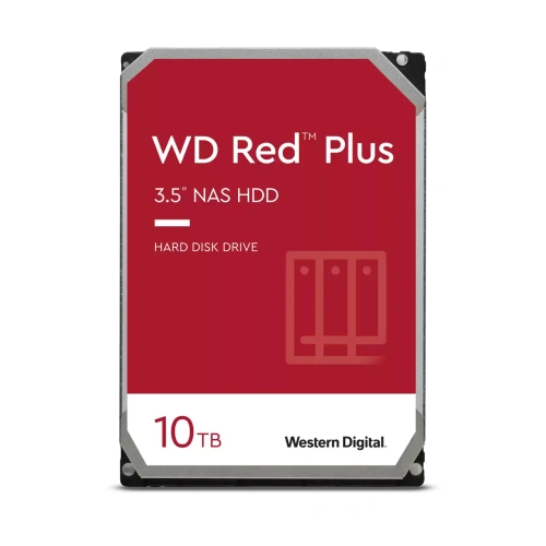 WD RED PLUS 10TB NAS HARD DRIVE 3.5-INCH
