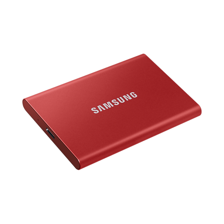 SAMSUNG PORTABLE SSD T7 USB 3.2 1TB (METALLIC RED) – Expert Systems