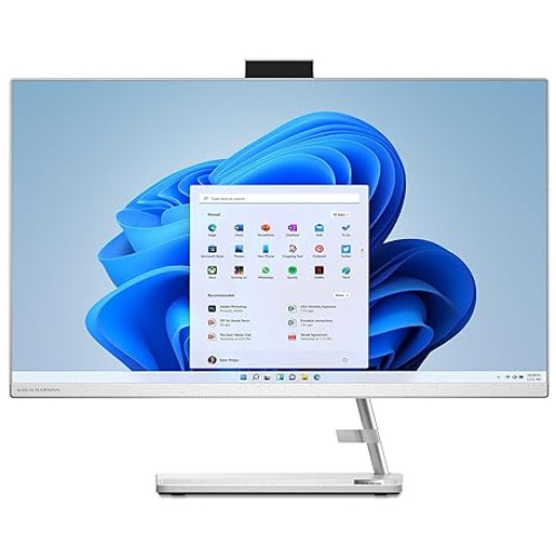 LENOVO IDEACENTRE AIO 3 12TH GEN INTEL I3 27" FHD IPS 3-SIDE EDGELESS ALL-IN-ONE DESKTOP WITH ALEXA BUILT-IN (8GB/512GB SSD/WIN11/MS OFFICE 2021/5.0MP CAMERA/WIRELESS KEYBOARD & MOUSE) F0GJ00C2IN