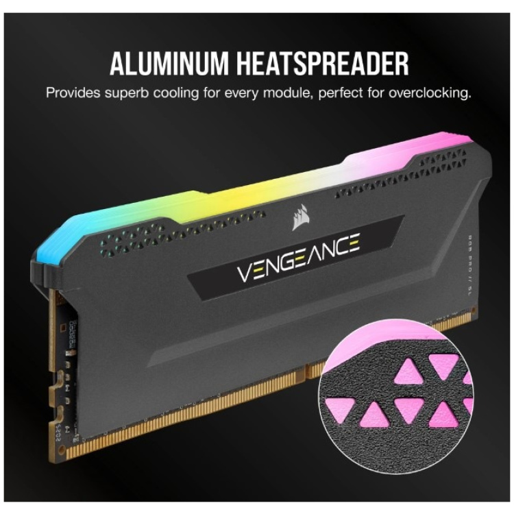 CORSAIR VENGEANCE RGB PRO SL 32GB (4X8GB) DDR4 DRAM 3600MHZ C18
