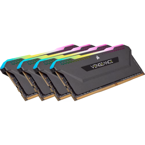 CORSAIR VENGEANCE RGB PRO SL 32GB (4X8GB) DDR4 DRAM 3600MHZ C18 MEMORY KIT – BLACK