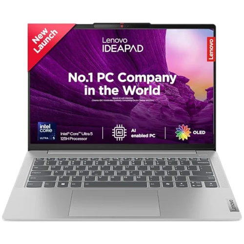 LENOVO IDEAPAD SLIM 5 CORE ULTRA 5 125H BUILT-IN AI 14" (35.5CM) WUXGA-OLED 400NITS THIN & LIGHT LAPTOP (16GB/1TB SSD/WIN 11/OFFICE 21/FHD+IR CAMERA/ALEXA/3 MONTH GAMEPASS/GREY/1.4KG), 83DA003GIN